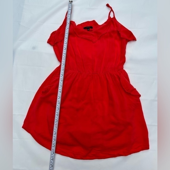 ARITZIA Talula orange red light dress Size S - Picture 4 of 8